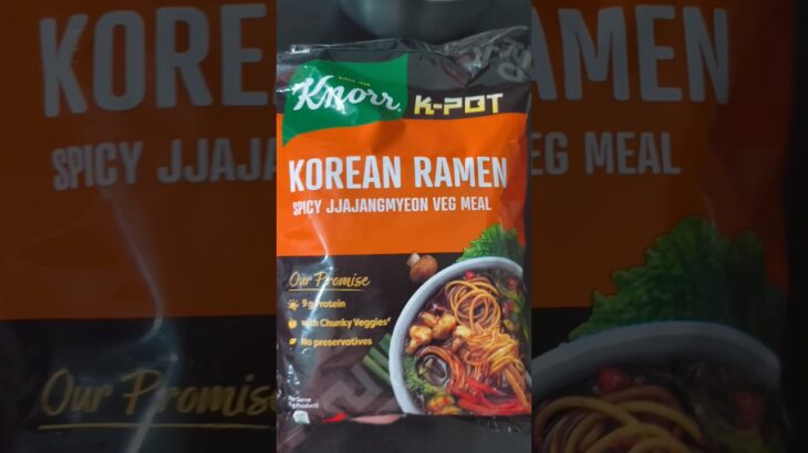 Knorr korean ramen 🍜 #shorts #food #yt