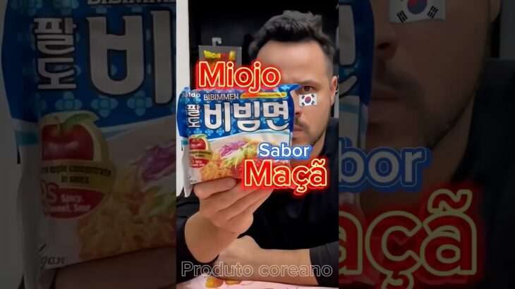 Massa instantânea (mìöjo) sabor maçã #216 #miojo #miojodoce #noodles #macarraoinstantaneo