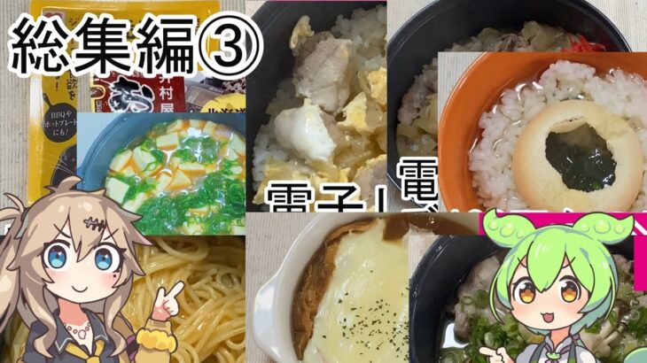 総集編③ダイソーの商品で簡単に美味しい料理を作っていくずんだもんと春日部つむぎ