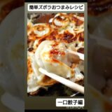 簡単ズボラおつまみレシピ 一口餃子編