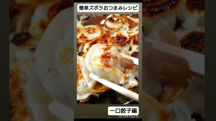 簡単ズボラおつまみレシピ 一口餃子編