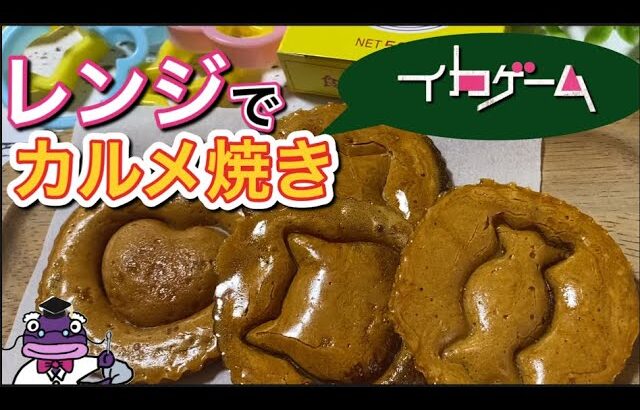 レンジで出来る！材料2つでカルメ焼きを作ってイカゲームを楽しもう！