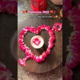 ❤️🌹Valentines Day Feb 14 2025 ❤️🌹 Celebration With Rose Recipes 🌹❤️#shorts #trending #food