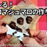 市販のチョコと電子レンジでできる！チョコマシュマロの作り方♪｜簡単レシピ