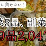 【節約】魚肉野菜、9品2,047円！手作りキムチも作ってみた