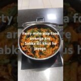 food preparation in parties