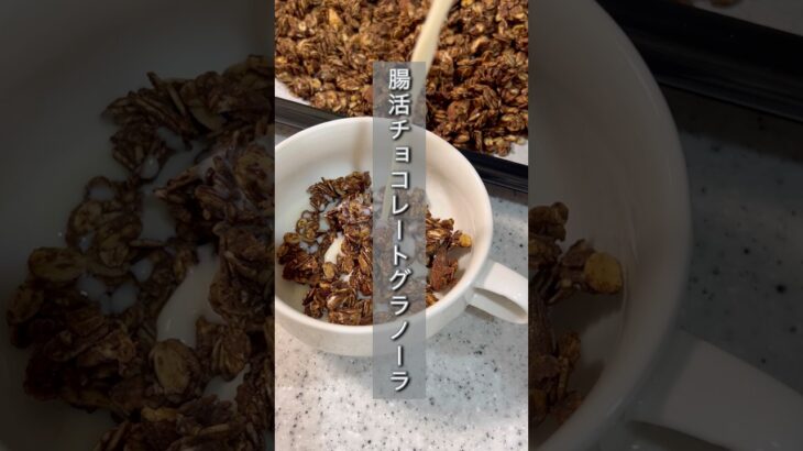 オートミール余ってない？痩せる腸活チョコレートグラノーラ#ダイエット #ダイエットレシピ #diet #痩せる#痩せる方法 #腸活#オートミール#グラノーラ#減量