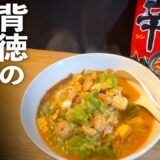 【辛ラーメンアレンジ】ガチで旨い！魚介のうまみ爆発レシピ！