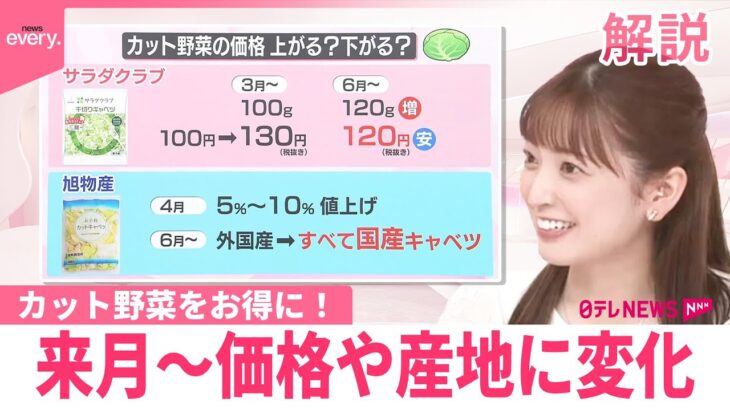【なるほどッ！】カット野菜をお得に！  多彩な時短レシピ続々