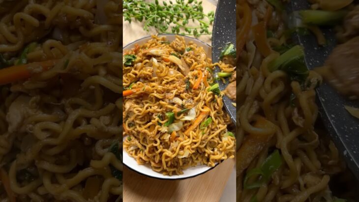 Resep Mie goreng super Simple bikin nya enak rasanya #shorts