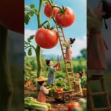 Huge Tomato 🍅& Giant🥚Egg Cooking Party! Must-Try Food Hack