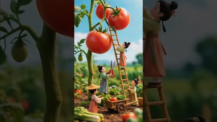 Huge Tomato 🍅& Giant🥚Egg Cooking Party! Must-Try Food Hack