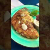 “Stara Sloboda” restaurant: potato pancake with sour cream — delicious! 🥔 #Draniki #Restaurant