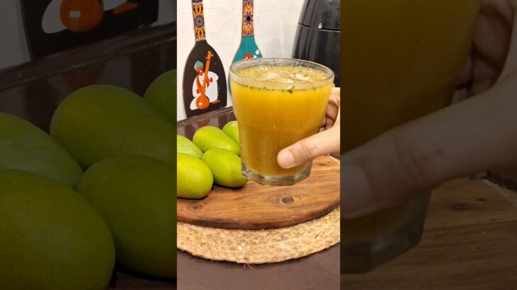 Homemade Mango Drink 🍸 #shorts #ytshorts