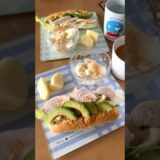 25611B チキンアボカドサンドイッチワンプレート #shorts #日々の食卓