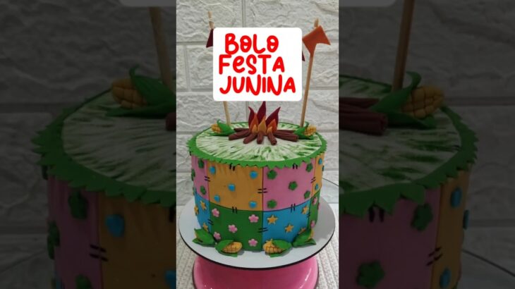 Bolinho tema Festa Junina#confeitaria #cake #bolo #festajunina #bolodecorado
