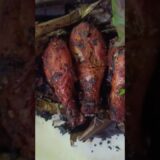 GRILLi Banana Leaf Chicken #cooking #foodie #shorts