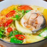 How To Make Vietnamese Sweet & Sour Fish Soup (Canh Chua Cá)