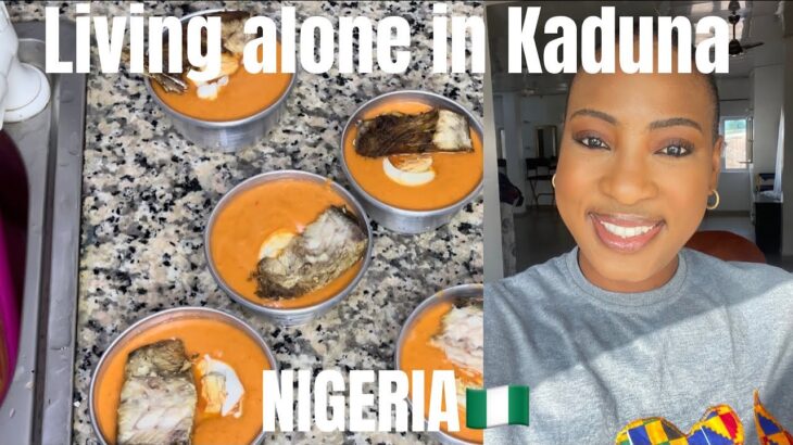 LIVING ALONE IN KADUNA WITHOUT FAMILY AND FRIENDS + Moimoi recipe + Makeup update + more