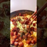 Rose Buldak and Caramelized SPAM 🤤 #food #shorts