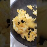 スクランブルエッグを作っております。 #節約