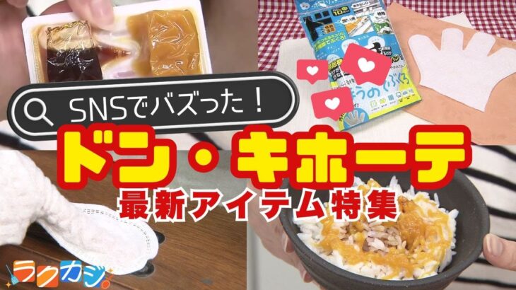 【注目はコスパ＆“スペパ”！？】お掃除グッズからグルメまで…情熱価格がSNSで話題「ドン・キホーテ」で最新ラクカジアイテムを徹底調査―3か月で20万個の売り上げ！海外でも大人気のヒット商品とは？