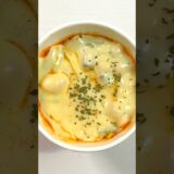 【アレンジ】ミニサイズ辛ラーメン　チーズのせ