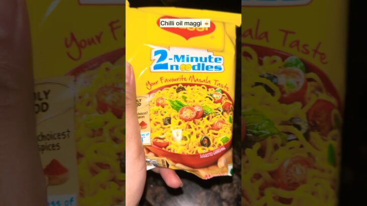 Chilli oil Maggi 🍝#maggi #maggirecipe #maggichallenge #cookwithme #whatieatinaday #ytshorts #viral
