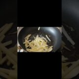 ピーマンとじゃがいもが一瞬で消えた
