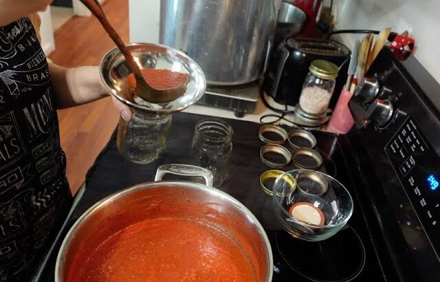 Water Bath Canning Pizza Sauce | Homegrown Tomatoes