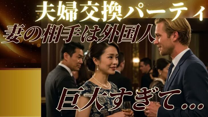 妻の相手は外国人！？巨大すぎて   夫婦交換パーティ【朗読・小説】
