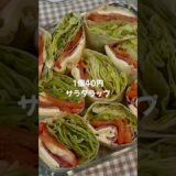 【簡単節約レシピ👛✨】1個40円サラダラップ🌯
