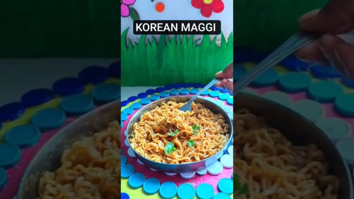 Itni yummy Korean maggy !!🤯😋🍜 #koreanmaggi #easyandinstatn #koreanatylemaggi #shorts #short