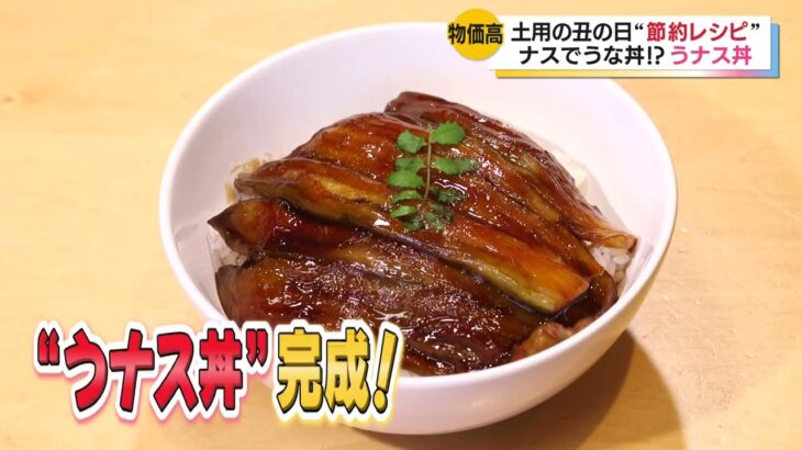 【節約レシピ】ナスでうな丼!?「うナス丼」