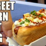 MEXICAN STREET CORN HOT DOG!?????!  THE ELOTE DOG!