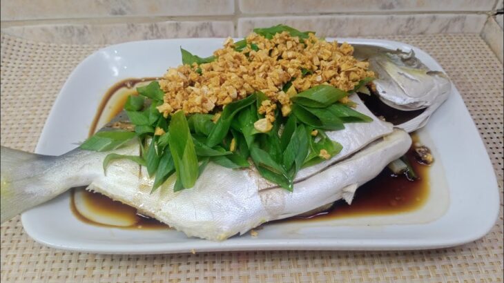 THE EASIEST RESTAURANT STYLE STEAMED PAMPANO! HEALTHY AND DELICIOUS RECIPE!
