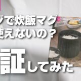 ダイソーの電子レンジで簡単炊飯マグって使えないの？炊飯器で炊いたご飯と食べ比べてみた！