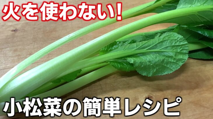 小松菜の簡単レシピ！作り置きもOK ♪夕飯のおかずにも最適！