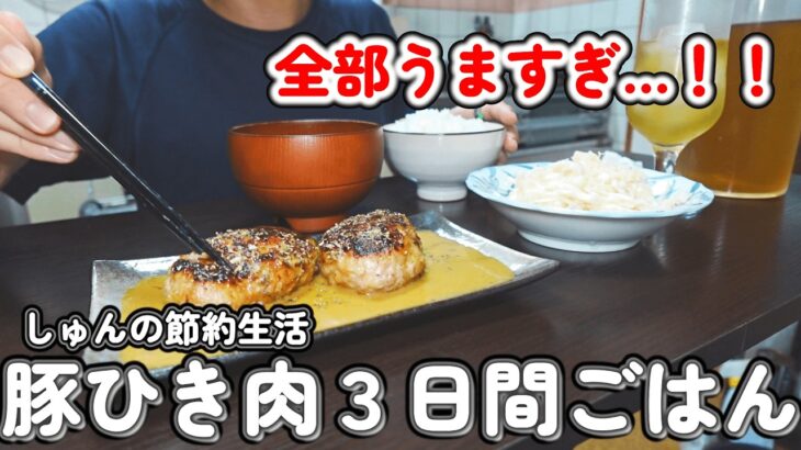 料理欲を満たす！豚ひき肉で節約3日間ごはん