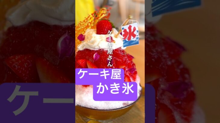 安曇野グルメ【パティシエが作るかき氷】長野のケーキ屋さんでオシャレかき氷とパフェおやつ🍓レシピ✨#グルメ好き #japanesefood #japantravel