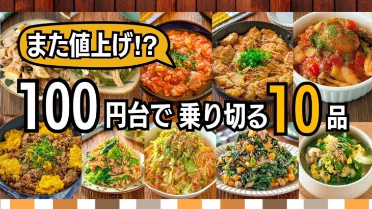 1人分100円台!節約作りおきおかず10品【主菜&副菜で献立完成】