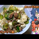 【ゆっくり料理】焼きネギ味噌が格別 冷や汁かけご飯【節約レシピ】