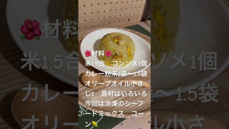 [ニャンズキッチン]炊飯器でできる簡単カレーピラフ🍛　ふーたん出演😽　#猫#料理#簡単#炊飯器#カレーピラフ#冷凍#簡単レシピ#時短レシピ