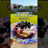 Blueberry Protein Pancakes #highprotein #lowcalorie #highproteinmeals #easyrecipe