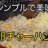 [ズボラ飯]一人暮らし節約レシピ！！なし卵だけの卵チャーハン！！！