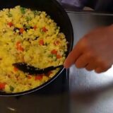 たまごミックスチャーハン　やってみた