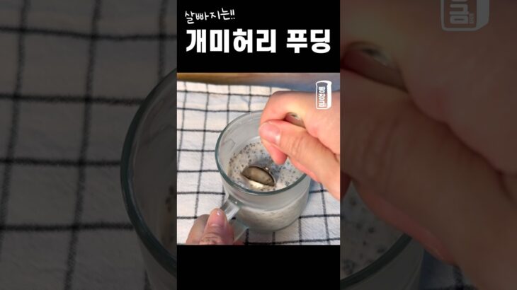 살 빠지는 초간단 치아씨드 푸딩 만들기 😋 Diet Recipe