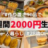 【もう毎日作らない】平日ラクする作り置き!保存のコツ&買い物リスト付き