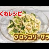 簡単今日のサラダ／ちくわ／ブロッコリー／きゅうり／玉ねぎ／レタス／コーン／節約レシピ／朝ごはん