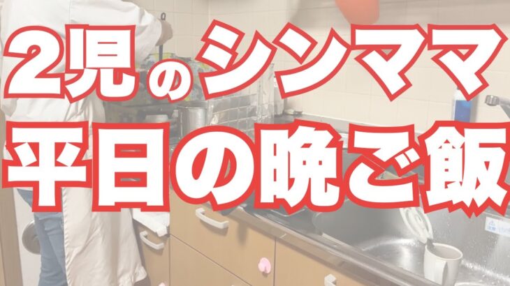 【平日３人暮らしの晩ご飯】シンママの節約・うまいご飯　仕事終わってからのご飯作り